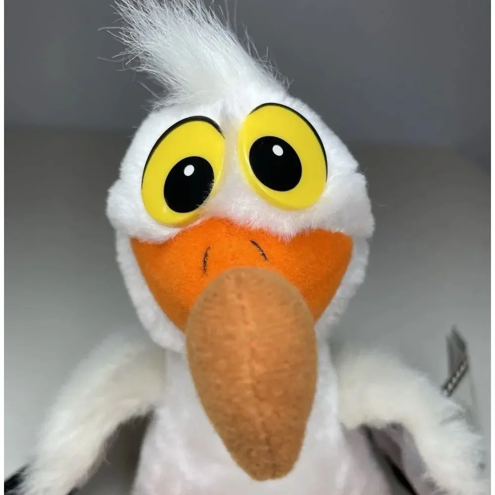 Vintage Disney Parks Scuttle the Seagull Plush 7” The Little Mermaid With Tags